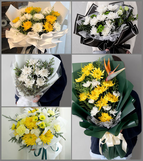 重庆彭水县万足镇白事花束代送